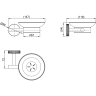 Мыльница LEMARK BELUGA LMA-8031S-BN брашированный никель